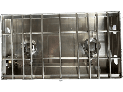 Partner Steel Co. Cook Partner Camp Stove - 22" 2 Burner w/ Windscreen