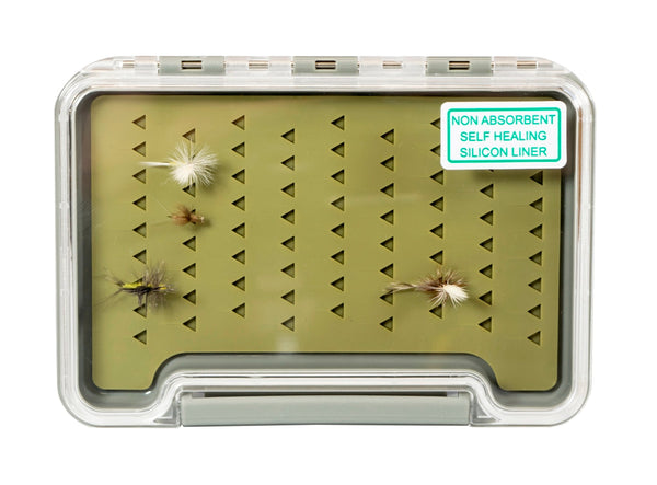 South Fork Products Silicone Slim Fly Box with White Pine Logo