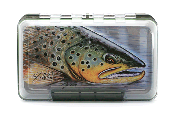 MFC Waterproof Fly Box - Brown Trout, Medium