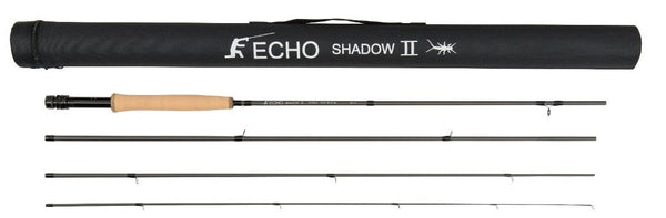 Echo Shadow II Fly Fishing Rod - Gray, 10' 2 Wt