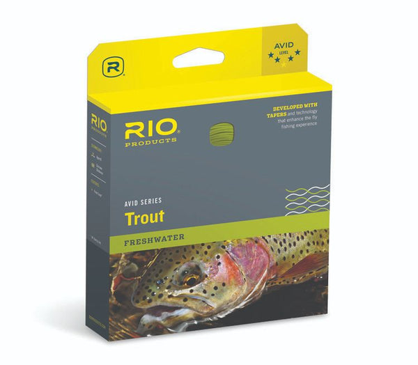 RIO Avid Series Trout Fly Line - Pale Yellow, WF5F, 90 Ft