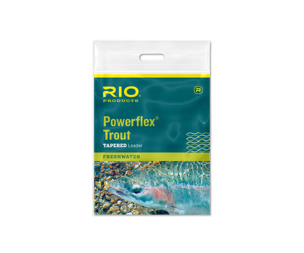 RIO Powerflex Trout Knotless Tapered Leader Single Pack