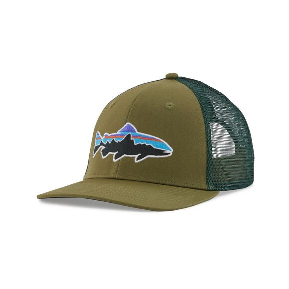 Patagonia Fitz Roy Trout Trucker Hat - Wyoming Green