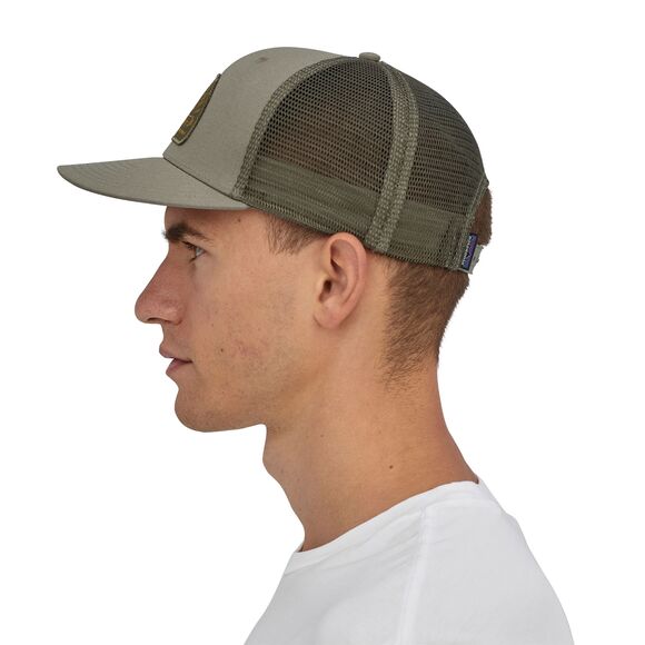 Patagonia Take A Stand Trucker Hat - White/Brown, OS