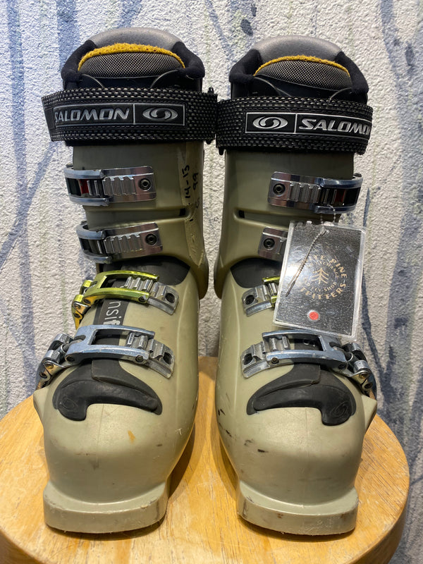 Salomon X Wave 9.0 Alpine Ski Boots - Tan, 25/25.5
