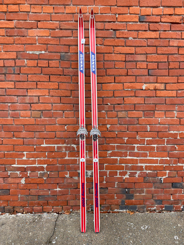 Bonna Touring 2000 Wax Cross Country Skis - Red/White, 215 cm