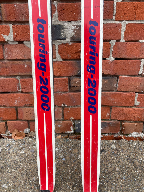 Bonna Touring 2000 Wax Cross Country Skis - Red/White, 215 cm