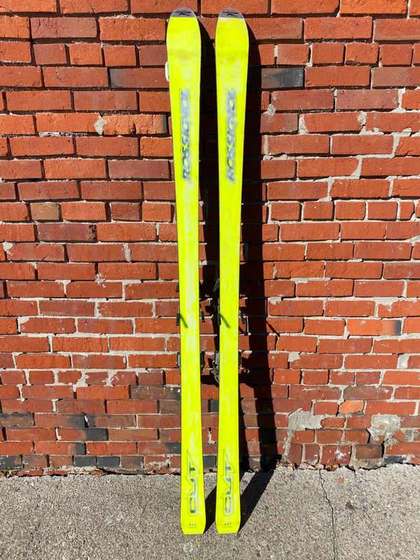 Rossignol Ten Four Cut Alpine Skis with Look 99 Bindings- Black, 175 cm