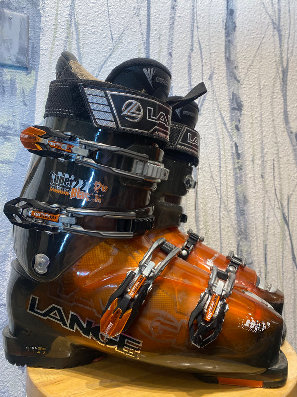 Lange Super Blaster 120 Alpine Ski Boots - Orange, 27-27.5