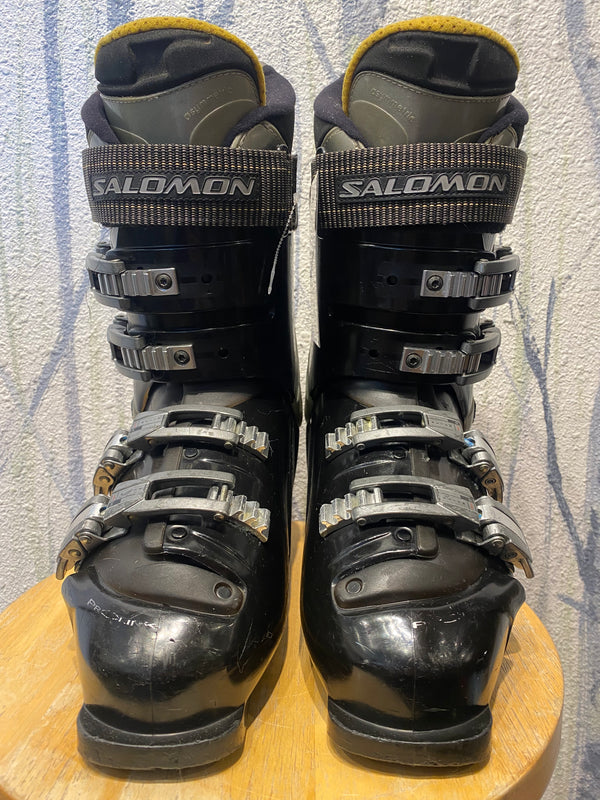 Salomon Prolink Axe Technology Alpine Ski Boots Black 26 26.5