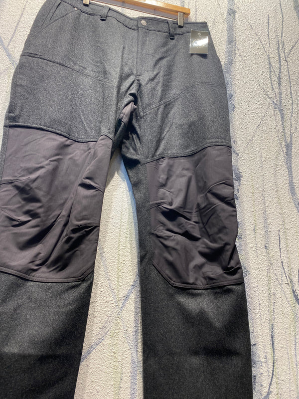 NWT Ibex Gallatin Optim 100% Merino Wool Pants - Charcoal, Mens 38X32