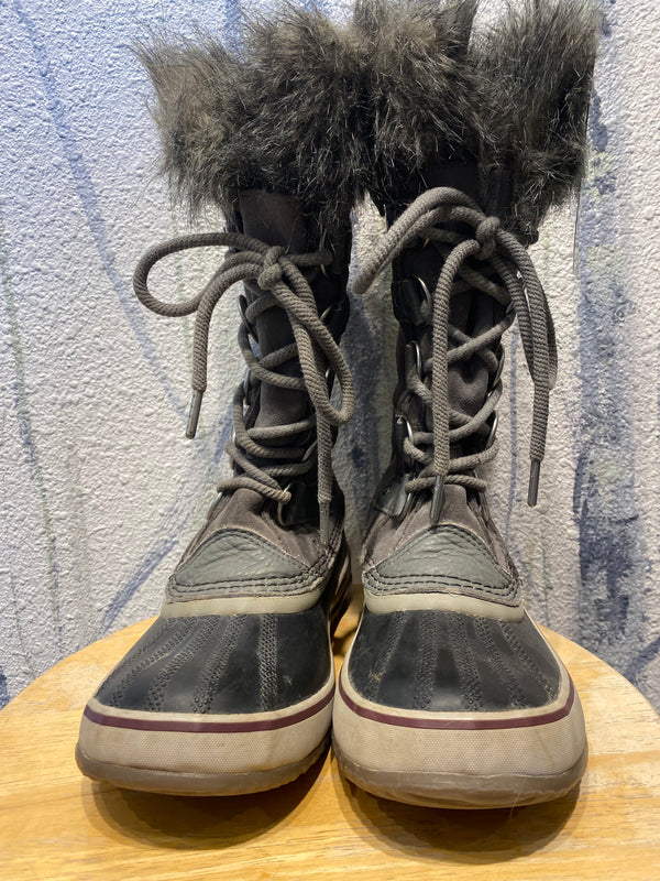 Sorel Joan of Arctic Snow Boots - Grey, Womens 7
