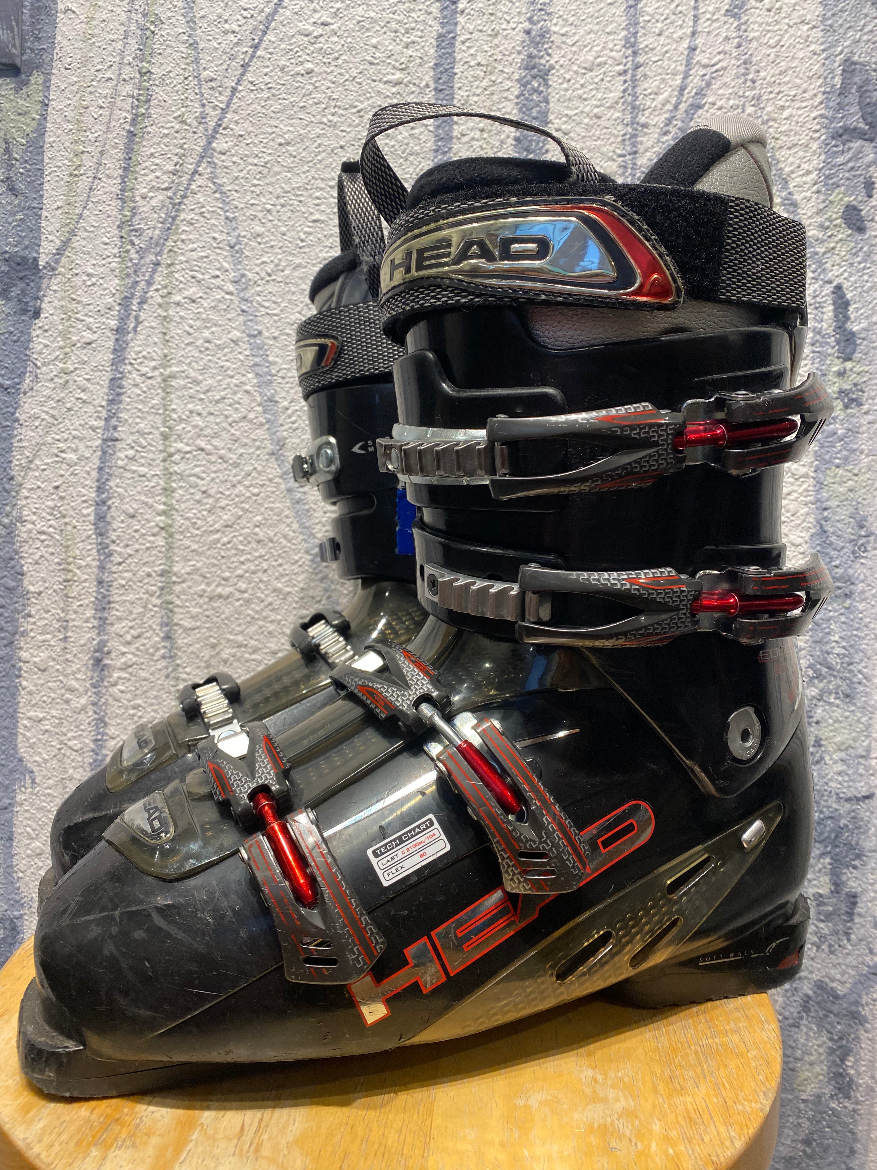 Head Edge + Plus 8.5 Alpine Ski Boots - Black, 29 Head Edge + Plus 8.5 Alpine Ski Boots - Black, 29
