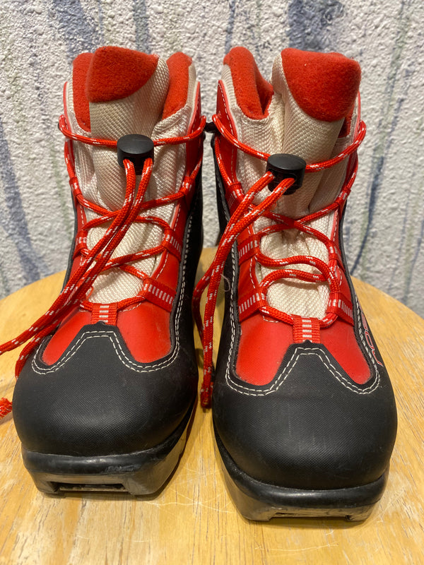 Rossignol X1 Jr Junior NNN Cross Country Ski Boots - Red/Black, EUR 36