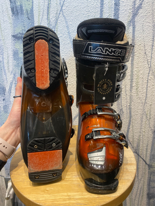 Lange Super Blaster 120 Alpine Ski Boots - Orange, 27-27.5