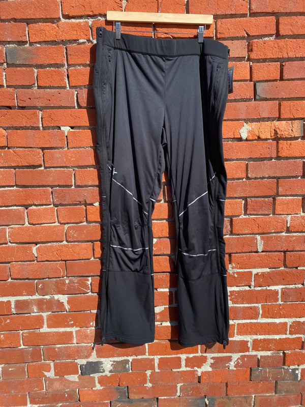 Swix Zip Off Cross Country Ski Pants - Black, Mens X Large