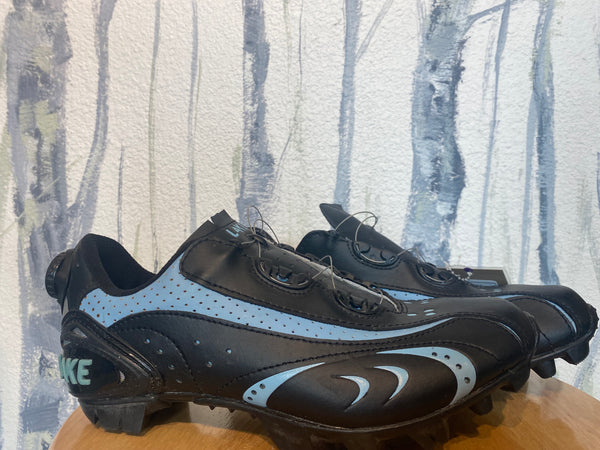 Lake Bike Shoes - Black/Blue, W 39.5; 8.5 (US)