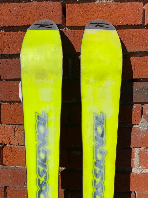 Rossignol Ten Four Cut Alpine Skis with Look 99 Bindings- Black, 175 cm