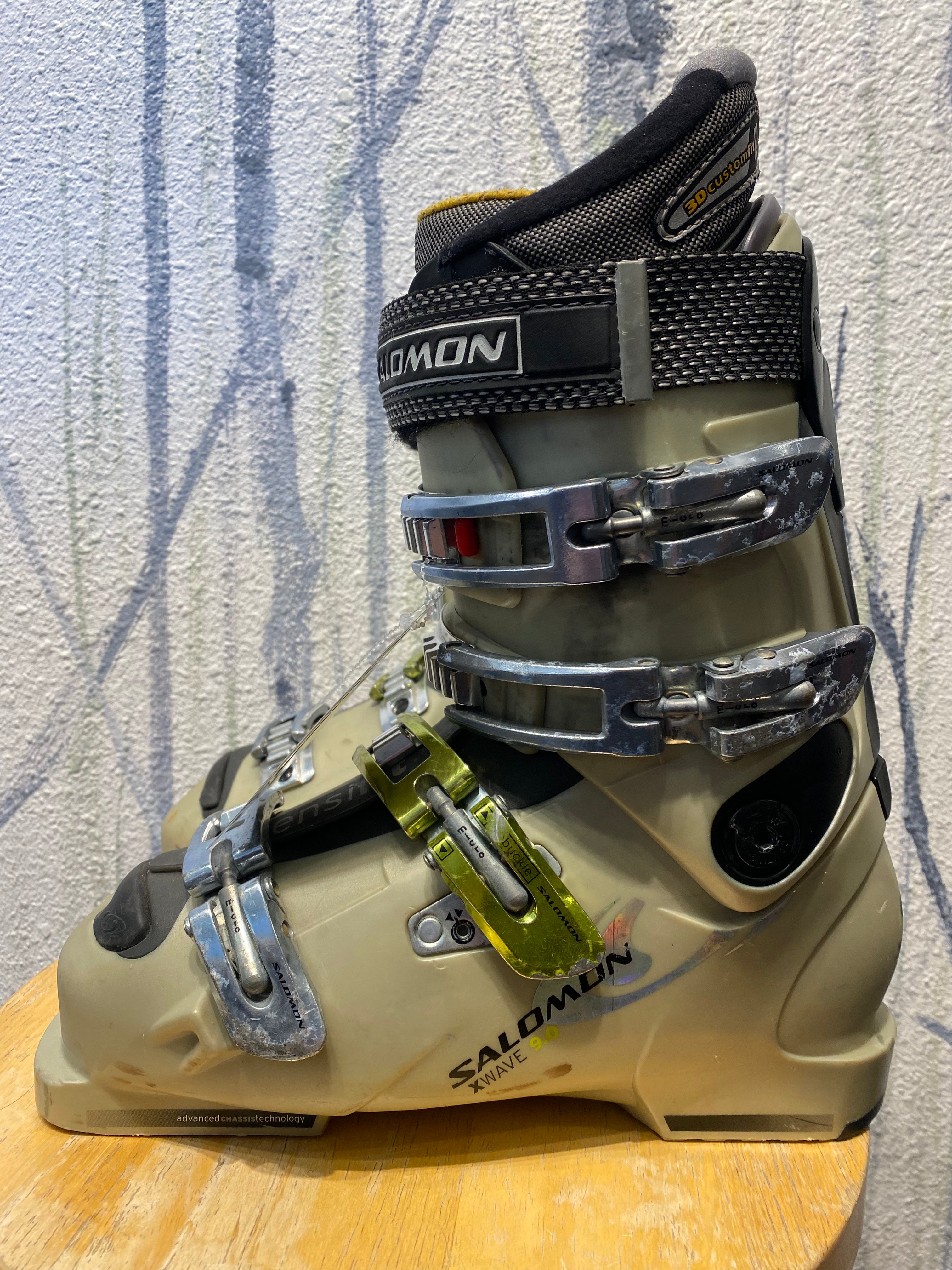 Salomon X Wave Alpine Ski Boots Tan,