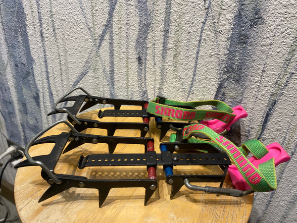 Simond Scorpian Ice Climbing Spikes Crampons - Green/Pink
