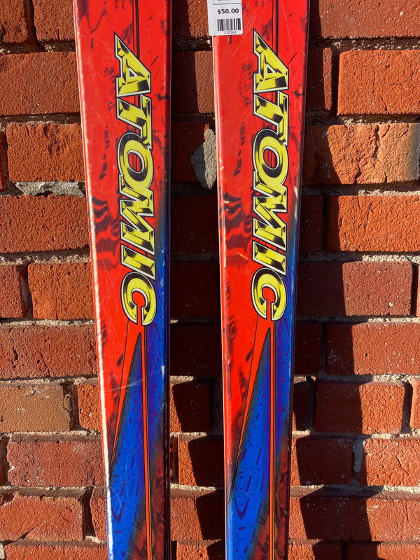 Atomic Tele Carv 4.24 Telemark Skis with Rottefella Bindings - Red, 170 cm