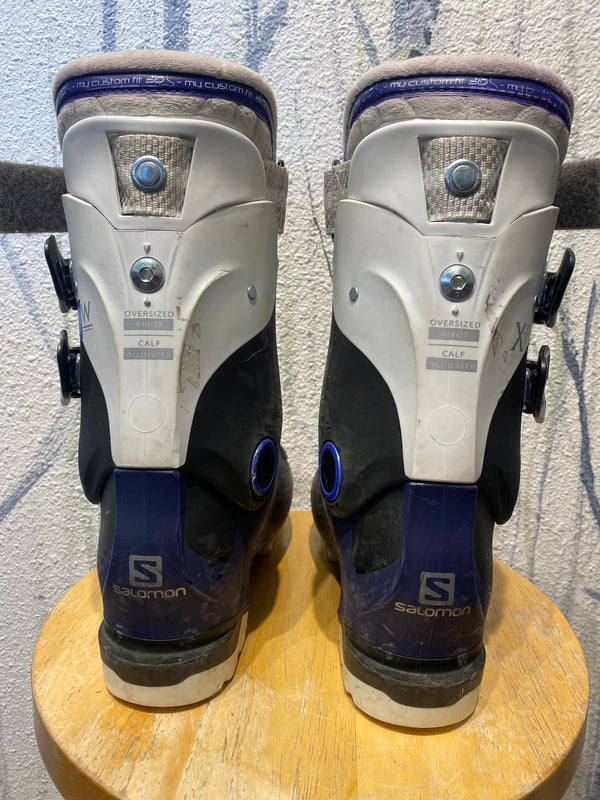 Salomon X-Pro 70 W Energyzer Alpine Ski Boots - Black/Purple, Womens 23.5