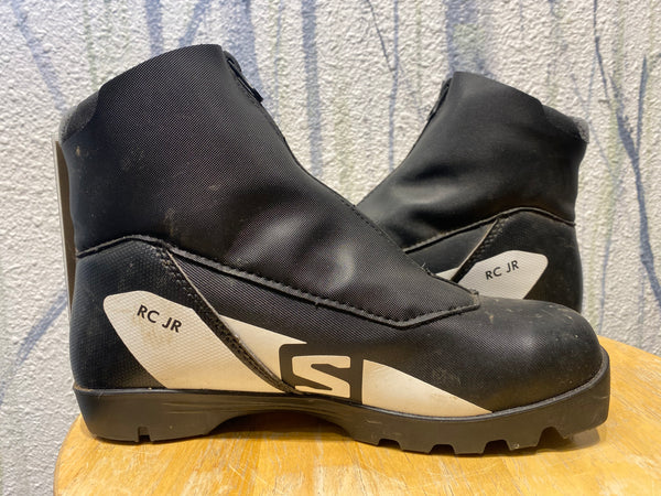 Salomon RC Jr Junior NNN Cross Country Ski Boots - Black, EUR 35
