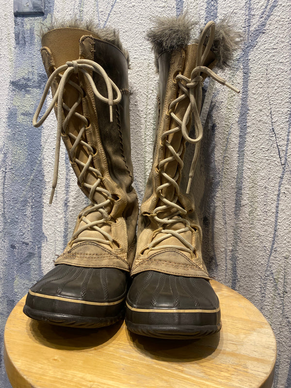 Tall leather 2025 winter boots