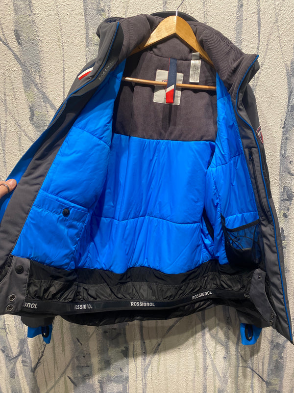 Rossignol Palmares Ski Shell Jacket Coat - Charcoal, Mens Large
