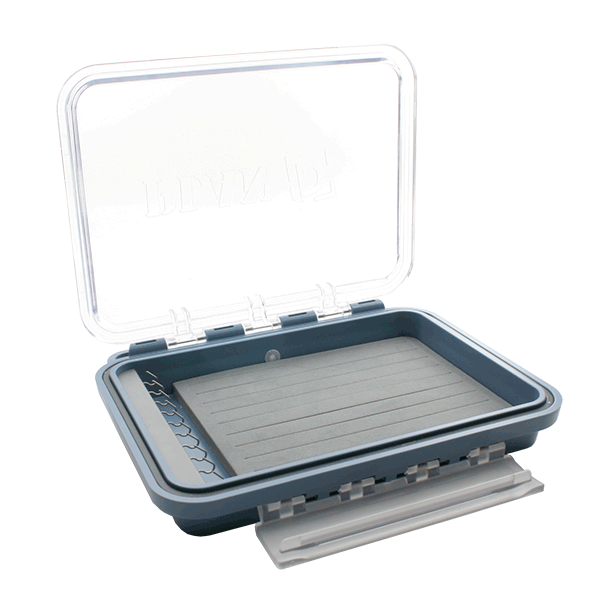 Plan D Pocket Articulated Fly Box - Blue-Clear Lid